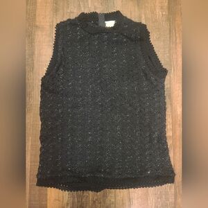Vintage crochet sleeveless top